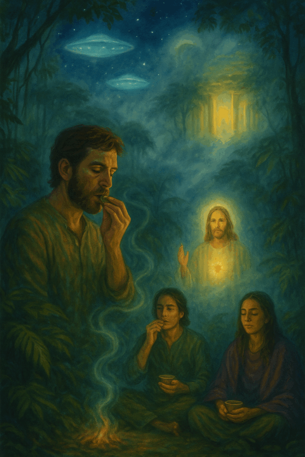 Coca Leaves Ayahuasca and Inner Vision A Night of Galactic and Earth Connection